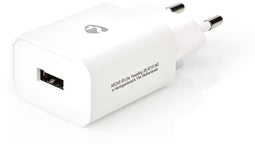 Nedis WCHAU242AWT - USB-wandlader - 2,4 A snel opladen - Wit