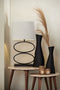 Light & Living - Vaas JEWO - 18.5x11.5x49.5cm - Zwart