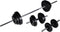 vidaXL - Halter-/squatrek - met - halterset - 30,5 - kg