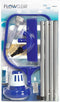Bestway Flowclear - Onderhoudsset - 4-delige steel en chemische vlotter - Blauw