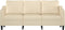 vidaXL - Driezitsbank - 180 - cm - stof - crèmekleurig