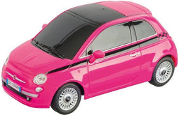 RC auto - Fiat 500 - Roze - 1:24