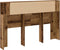 vidaXL - Hoofdbordkast - 160x18,5x103,5 - cm - bewerkt - hout - oud - houtkleurig