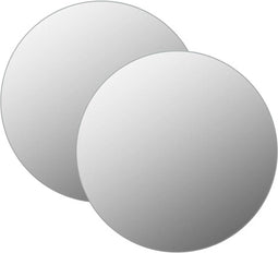 vidaXL - Wandspiegels - 2 - st - rond - 60 - cm - glas