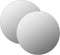 vidaXL - Wandspiegels - 2 - st - rond - 60 - cm - glas
