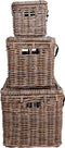 Opbergmanden Set Van 3 Grijs - Rotan - Opbergmanden Depok - House Nordic