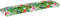 vidaXL - Ligbedkussens - voor - Sofa - 2 - stuks - Tropisch - Jungle - 150x40x8 - cm - Oxford - Stof