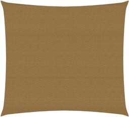 vidaXL - Zonnezeil - 160 - g/m² - 7x7 - m - HDPE - taupe