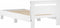vidaXL - Bedframe - met - hoofdbord - en - LED-verlichting - wit - 75x190 - cm