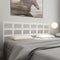 vidaXL - Hoofdbord - 185,5x4x100 - cm - massief - grenenhout - wit