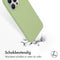 Accezz Liquid Silicone Backcover - Schokabsorberend - Groen (iPhone 15 Pro Max)