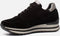 Gabor 76.528.67 - Lage sneakers - Suède - Chunky zool - Zwart - Maat 40