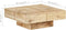 vidaXL - Salontafel - 80x80x28 cm - massief mangohout - bruin