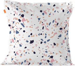 Kussensloop HappyFriday Blanc Terrazzo Multicolour 80 x 80 cm