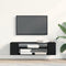 vidaXL - Wand-tv-kast - Zwart - Eiken - 100x30x26,5 - cm - Gemaakt - van - Hout