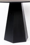 Zuiver Pilar Eettafel Rond100 cm Hout Zwart