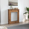 vidaXL - Haardombouw - 75x20x87,5 - cm - bewerkt - hout - artisanaal - eikenkleurig