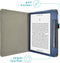 imoshion E-reader Hoesje - Geschikt voor Tolino Epos 3 - Vegan Leather Bookcase - Donkerblauw