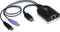 Aten KA7169 - USB DisplayPort KVM Adapter - Smart Card Support - Zwart