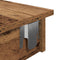 vidaXL - Bartafel - wandgemonteerd - 102x45x103,5 - cm - bewerkt - hout - oud - hout