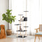 vidaXL - Kattenmeubel - met - sisal - krabpalen - 153 - cm - donkergrijs