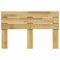 vidaXL - Hoofdbord - 120 cm - massief eikenhout - bruin