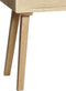 HÜBSCH INTERIOR - FSC® eiken nachtkastje met twee laden, naturel eiken - 50x35xh70cm