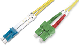 Assmann SC/LC - LWL OS2 Optic singlemode patchkabel - 2 m - Geel