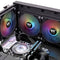 Thermaltake CT120 ARGB Sync - 120mm Ventilator - 2000 rpm - Zwart (2 stuks)