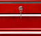 vidaXL - Gereedschapswagen - met - 10 - lades - staal - rood
