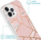 iMoshion Hoesje Geschikt voor iPhone 13 Pro Hoesje Siliconen - iMoshion Design hoesje - Roze / Meerkleurig / Goud / Pink Graphic