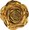 Wanddecoratie DKD Home Decor 18 x 8 x 18 cm Bloem Gouden Romantiek
