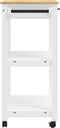 vidaXL - Keukentrolley - MONZA - 84x40x90 - cm - massief - grenenhout