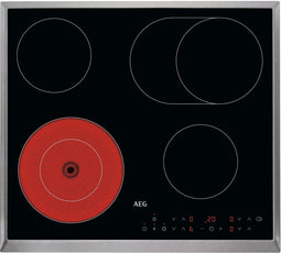 AEG HK634060XB - Inbouw elektrische kookplaat - 4 kookzones - Zwart