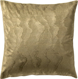 Dutch Decor ELAF - Sierkussen 45x45 cm – gevlamd motief in effen kleur – Boa - groen - Inclusief binnenkussen