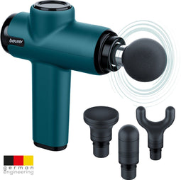 Beurer MG 99 - Massage Gun - 5 Intensiteitsniveaus - 4 Opzetstukken - Draadloos tot 5 uur - 3 Jaar garantie