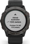 Garmin fēnix 6X Pro Solar - Smartwatch - Zonne-energie - Grijs (Zwart)