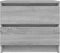 vidaXL - Nachtkastjes - 2 - st - 50x39x43,5 - cm - bewerkt - hout - grijs - sonoma - eiken