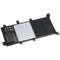 Battery suitable for ASUS VivoBook 4000, Li-Polymer, 7.6V, 5000mAh, 38Wh, black
