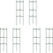 vidaXL - Tomatenkooien - 6 - st - 116 - cm - staal - en - polypropeen