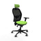 Jorquera Piqueras y Crespo 3D036G2 - Bureaustoel met hoofdsteun - Verstelbare hoogte ademend - Pistache