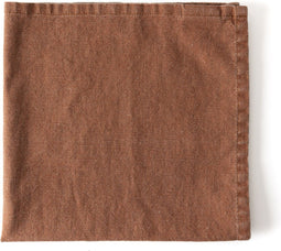 Dutch Rose Linen Servetten katoen en linnen - 45x45cm - Terracotta