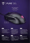 Turtle Beach Pure SEL - Ultralichte RGB-gamemuis - 8K DPI - Zwart