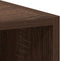vidaXL - Hangkast - Riga - 40x29,5x60 - cm - bewerkt - hout - bruin - eikenkleur