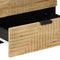 vidaXL - Nachtkastje - 50x33x60 - cm - massief - mangohout - bruin