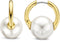 TI SENTO Dames Oorbellen - 925 zilver - Wit parel - 7850PW