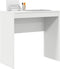 vidaXL - Schrijfbureau - Wit - MDF - 80 - x - 40 - x - 76 - cm - Eenvoudig - Schrijfbureau