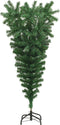 vidaXL - Kunstkerstboom - omgekeerd - met - standaard - 150 - cm - groen