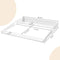 Woltu Verschoningsblad voor Commode - Wit - 80 x 75 x 10 cm
