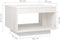 vidaXL - Salontafel - 50x50x33,5 - cm - massief - grenenhout - wit